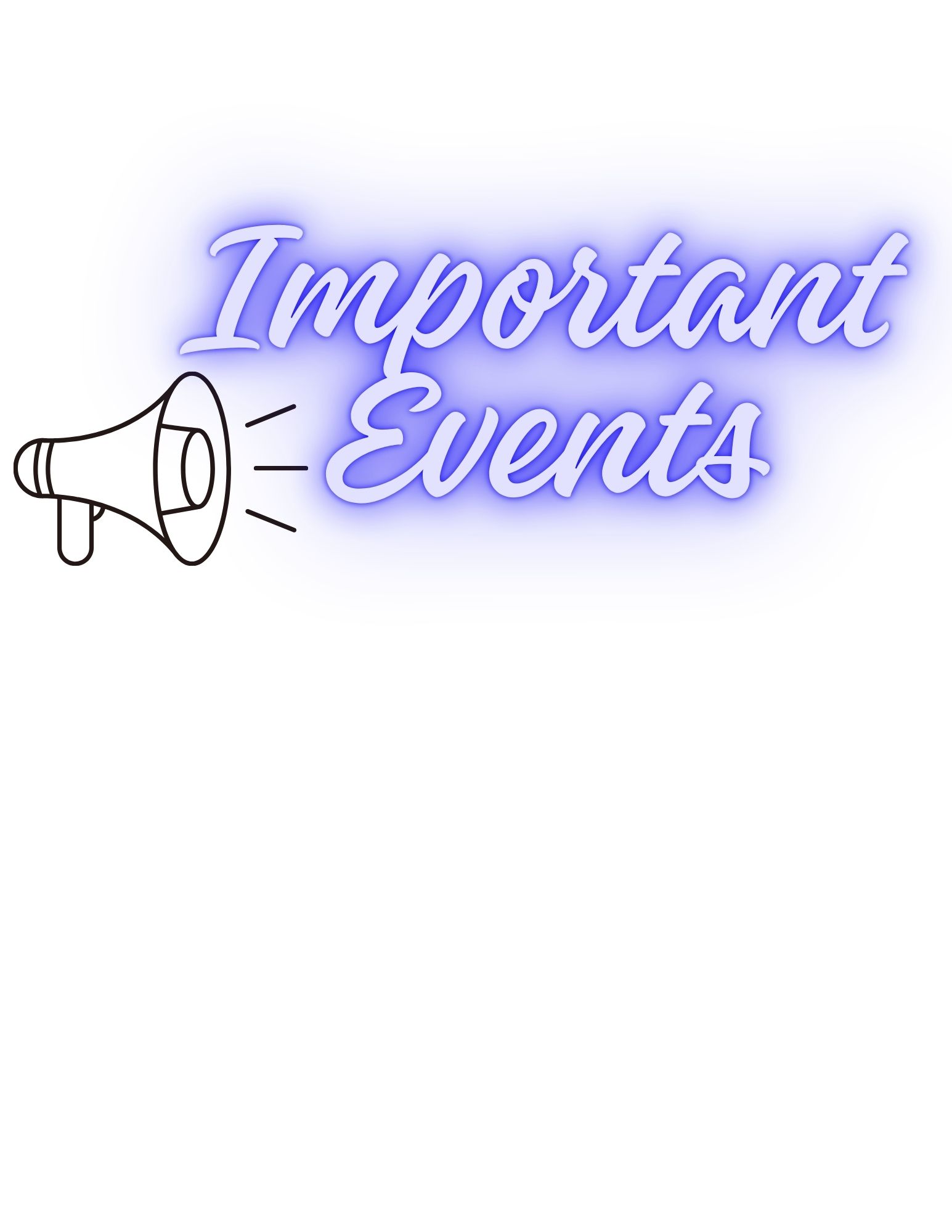 Important Events